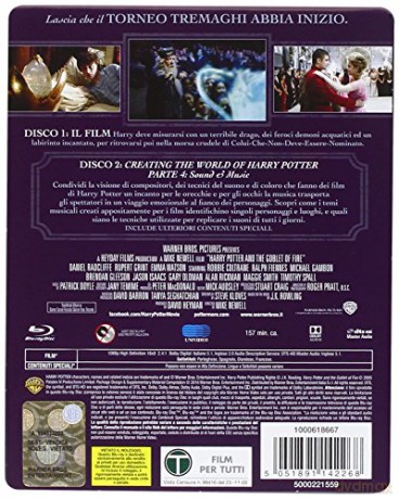Harry Potter and the Goblet of Fire (Harry Potter i Czara Ognia) (steelbook) [2xBlu-Ray]