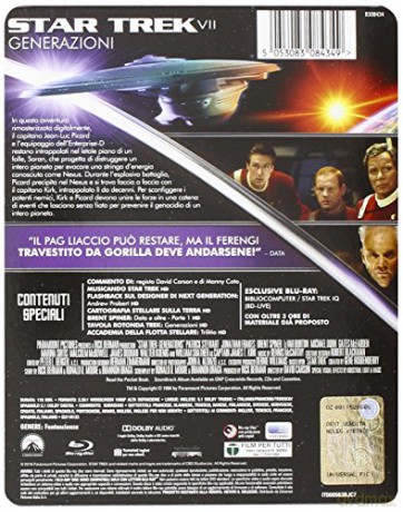 Star Trek: Generations (Star Trek VII: Pokolenia) (steelbook) [Blu-Ray]