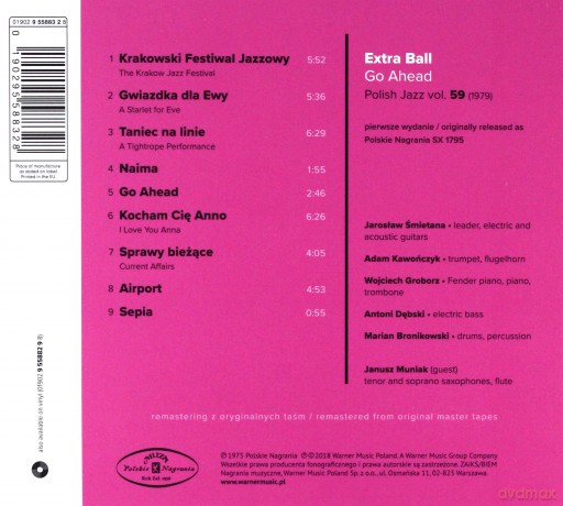 Extra Ball: Go Ahead (Polish Jazz vol. 59) [CD]