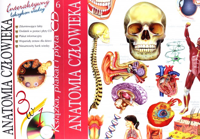 Anatomia człowieka. Interaktywny leksykon wiedzy [KSIĄŻKA]+[PLAKAT]+[CD]