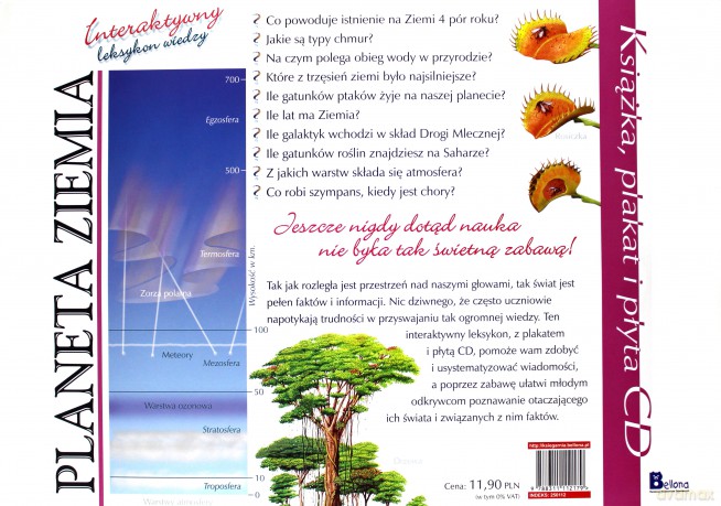 Planeta Ziemia. Interaktywny leksykon wiedzy [KSIĄŻKA]+[PLAKAT]+[CD]