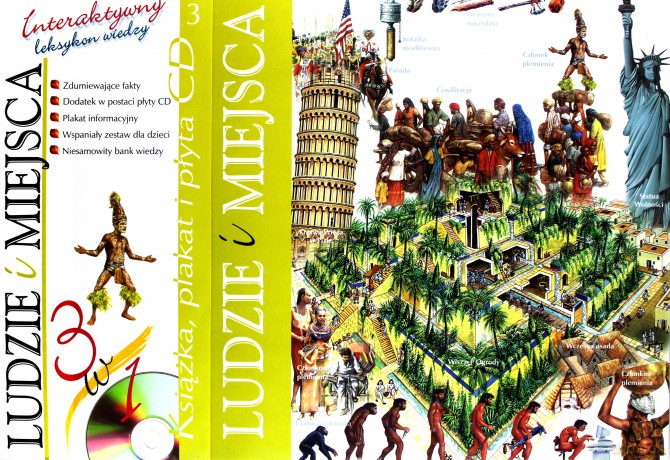 Ludzie i miejsca. Interaktywny leksykon wiedzy [KSIĄŻKA]+[PLAKAT]+[CD]