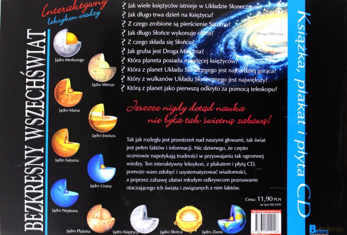 Bezkresny wszechświat. Interaktywny leksykon wiedzy [KSIĄŻKA]+[PLAKAT]+[CD]