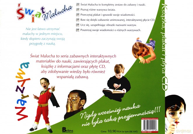 Warzywa. Świat malucha [KSIĄŻKA]+[PLAKAT]+[CD]