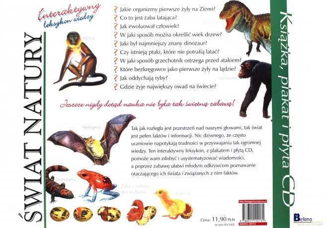 Świat natury. Interaktywny leksykon wiedzy [KSIĄŻKA]+[PLAKAT]+[CD]