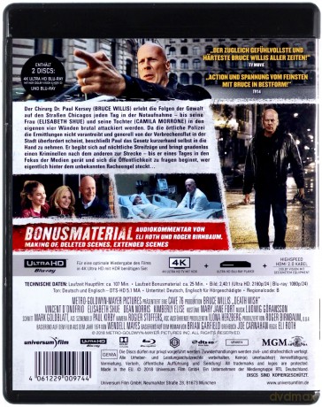 Death Wish (Życzenie śmierci) [Blu-Ray 4K]+[Blu-Ray]