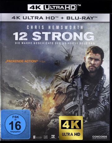 12 Strong (Dwunastu odważnych) [Blu-Ray 4K]+[Blu-Ray]