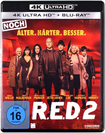 R.E.D. 2 [Blu-Ray 4K]+[Blu-Ray]