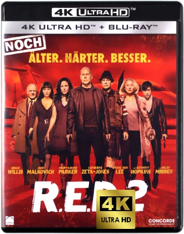 R.E.D. 2 [Blu-Ray 4K]+[Blu-Ray]