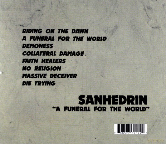 Sanhedrin: A Funeral For The World [CD]