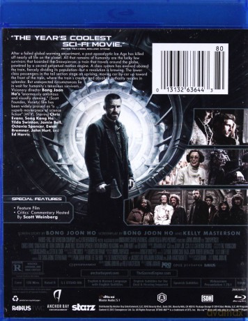 Snowpiercer (Snowpiercer: Arka przyszłości) [Blu-Ray]