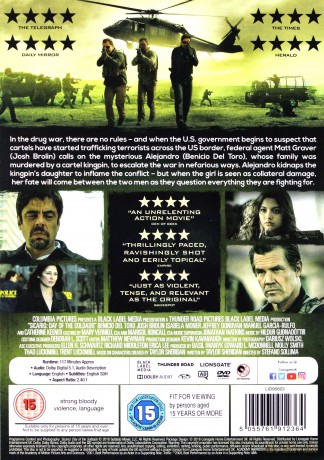 Sicario 2: Soldado [DVD]
