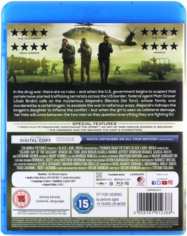 Sicario 2: Soldado [Blu-Ray]