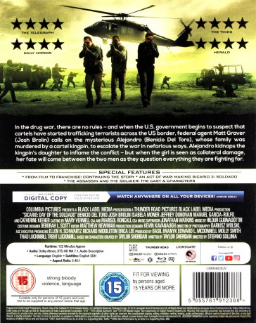 Sicario 2: Soldado [Blu-Ray]