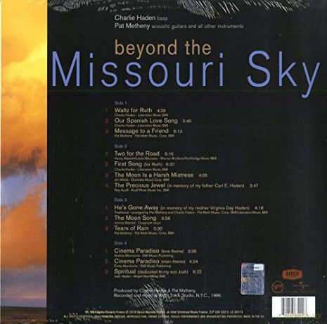 Pat Metheny: Beyond the Missouri Sky [Winyl]