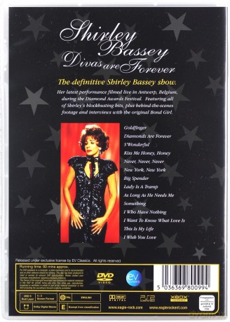 Shirley Bassey: Divas Are Forever [DVD]