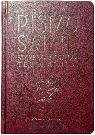 Biblia Pielgrzyma oprawa ekologiczna, złocenia [KSIĄŻKA]