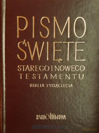 Biblia Tysiąclecia - skórzana, panigatory, złocona [KSIĄŻKA]