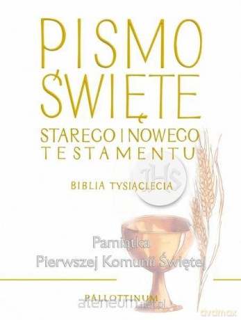 Biblia Tysiąclecia duża (komunia) [KSIĄŻKA]