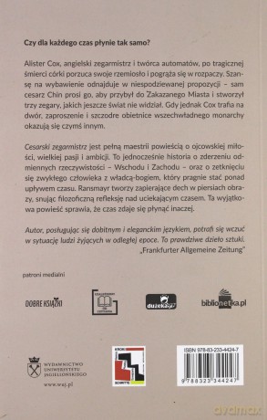 Cesarski zegarmistrz - Christoph Ransmayr [KSIĄŻKA]