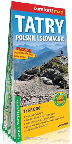Comfort!map Tatry Polskie i Słowackie mapa