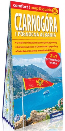Comfort!map&guide XL Czarnogóra i pnł. Albania 2w1 [KSIĄŻKA]