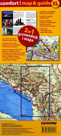 Comfort!map&guide XL Czarnogóra i pnł. Albania 2w1 [KSIĄŻKA]