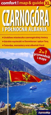 Comfort!map&guide XL Czarnogóra i pnł. Albania 2w1 [KSIĄŻKA]