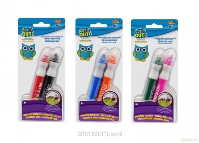 Cut It Out - magiczne markery 2-pack, mix
