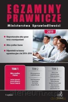 Egzaminy Prawnicze MS 2019 (Tom 1) [KSIĄŻKA]