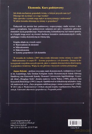 Ekonomia. Kurs podstawowy - Janusz Beksiak [KSIĄŻKA]