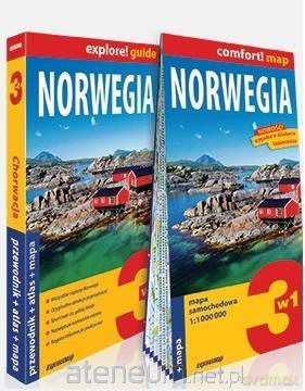 Explore!guide Norwegia 3w1 przewodnik+atlas+mapa [KSIĄŻKA]