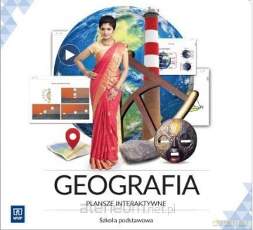 Geografia. Plansze interaktywne Szkoła podstawowa [KSIĄŻKA]