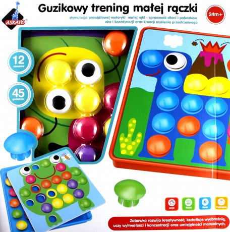 Guzikowy trenig małej rączki