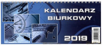 Kalendarz biurkowy 2019 poziom mały [KALENDARZ]