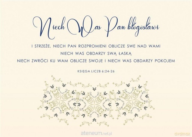 Kartka - Niech Was Pan błogosławi
