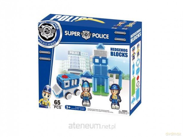 Klocki szczotkowe - policja 65 el. [KLOCKI]