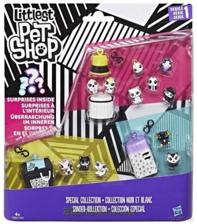 Littlest Pet Shop Black&White zestaw 2 [FIGURKA]