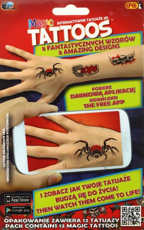 Magic Tattoos - Interaktywne tatuaże 3D, mix