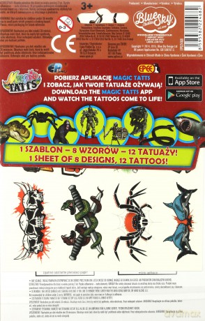Magic Tattoos - Interaktywne tatuaże 3D, mix
