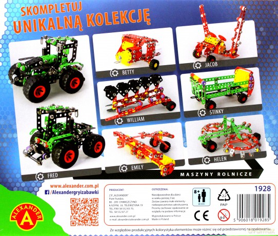 Mały konstruktor Maszyny Rolnicze - William