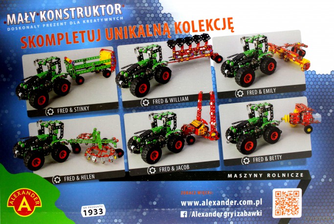 Mały konstruktor Maszyny Rolnicze-Fred&Stinky