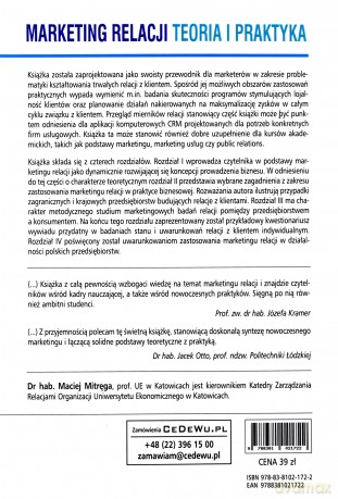 Marketing relacji - teoria i praktyka - Maciej Mitręga [KSIĄŻKA]