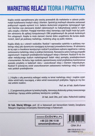 Marketing relacji - teoria i praktyka - Maciej Mitręga [KSIĄŻKA]