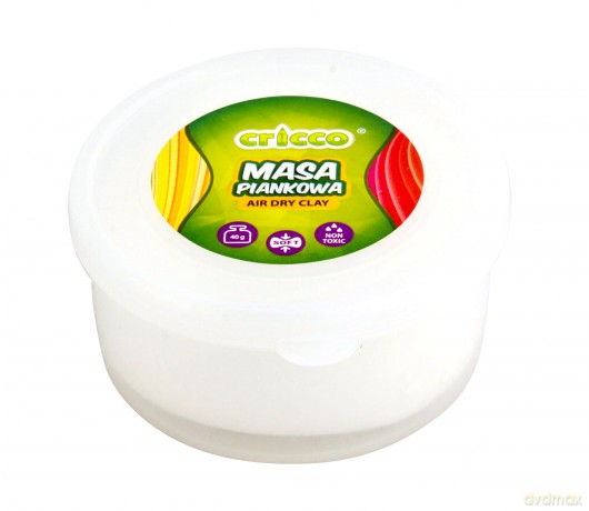 Masa piankowa biała 40g
