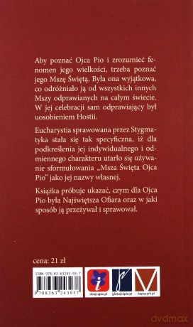 Msza Święta Ojca Pio - Tomasz Protasiewicz [KSIĄŻKA]