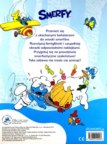Naklejkomania. Smerfy [KSIĄŻKA]