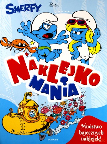 Naklejkomania. Smerfy [KSIĄŻKA]