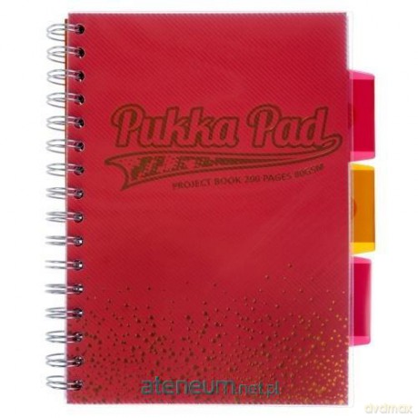 Project Book Blush Coral A4 kratka (3 szt)