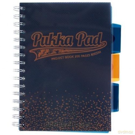 Project Book Blush Navy A4 kratka (3 szt)